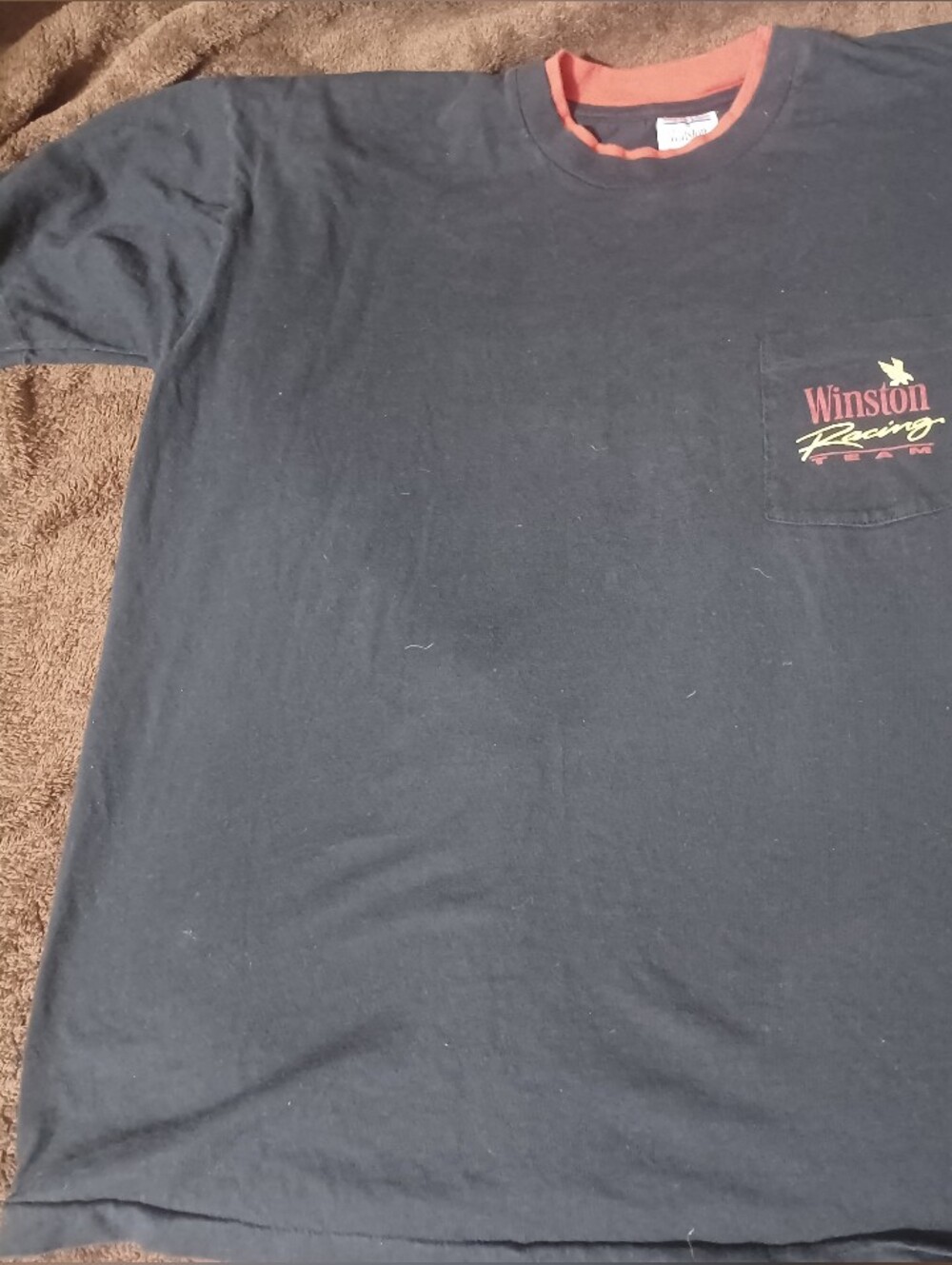 Vintage Winston Racing Pocket Tee Size XL